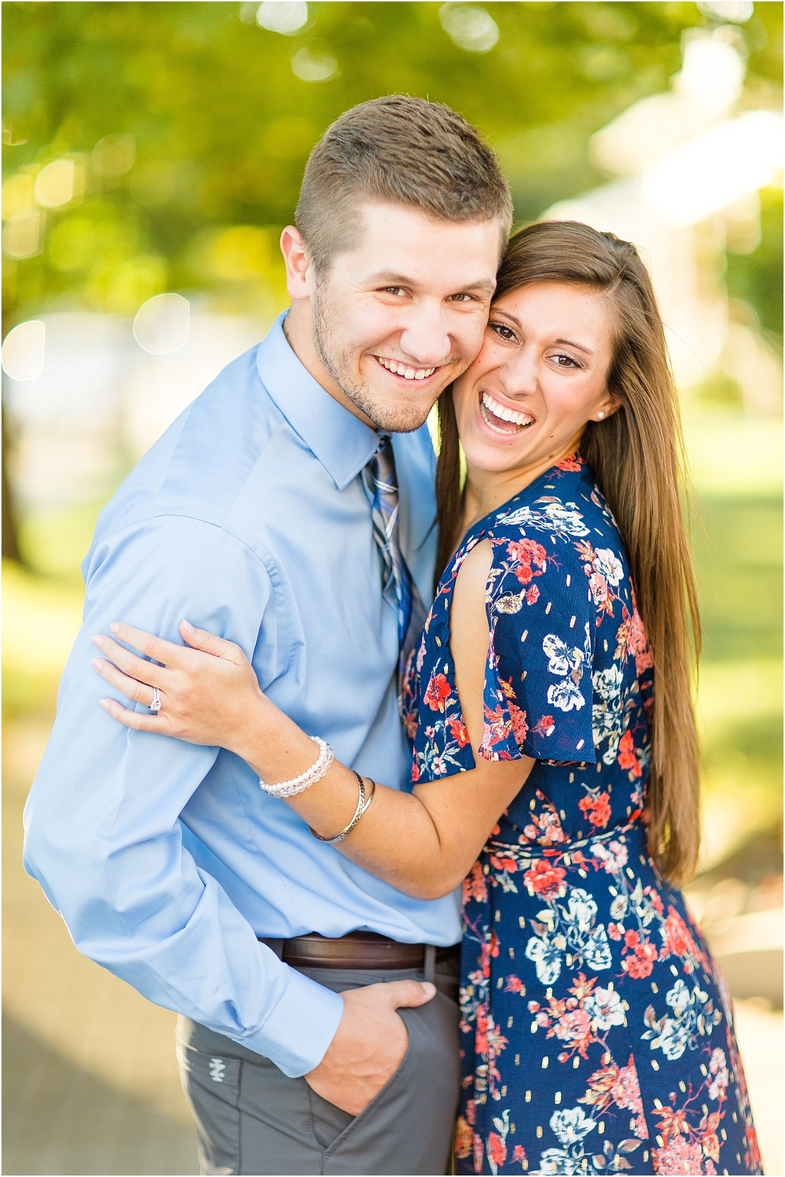 A Stunning Market Street Park Engagement Session | Bret and Brandie ...