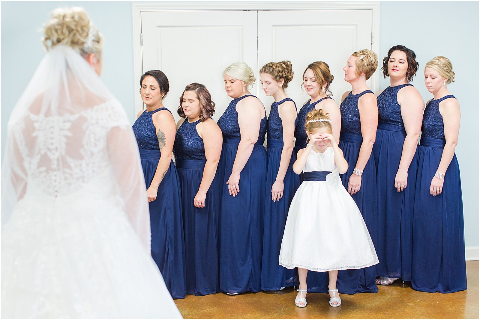 A Navy and Blush Wedding in Tell City Indiana | Brianna and Matt | Bret and Brandie Photography 0065.jpg