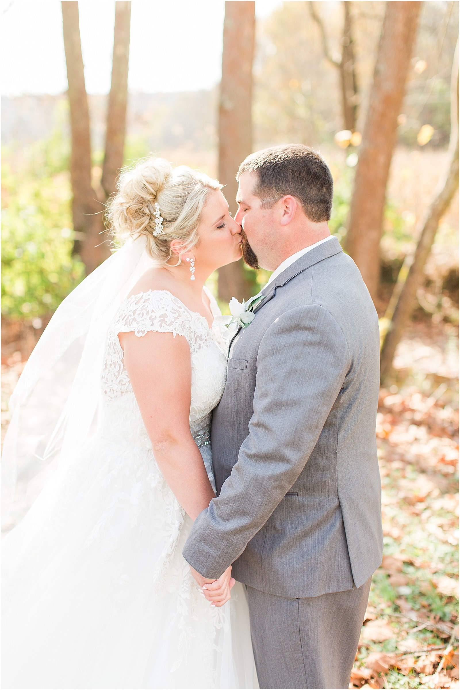 A Navy and Blush Wedding in Tell City Indiana | Brianna and Matt | Bret and Brandie Photography 0091.jpg