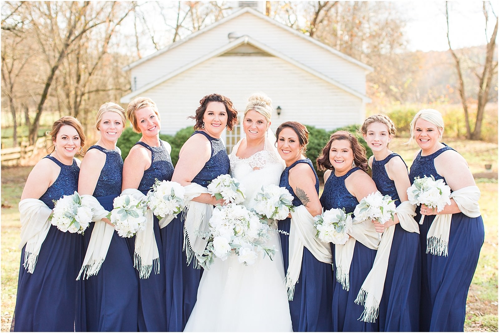 A Navy and Blush Wedding in Tell City Indiana | Brianna and Matt | Bret and Brandie Photography 0138.jpg