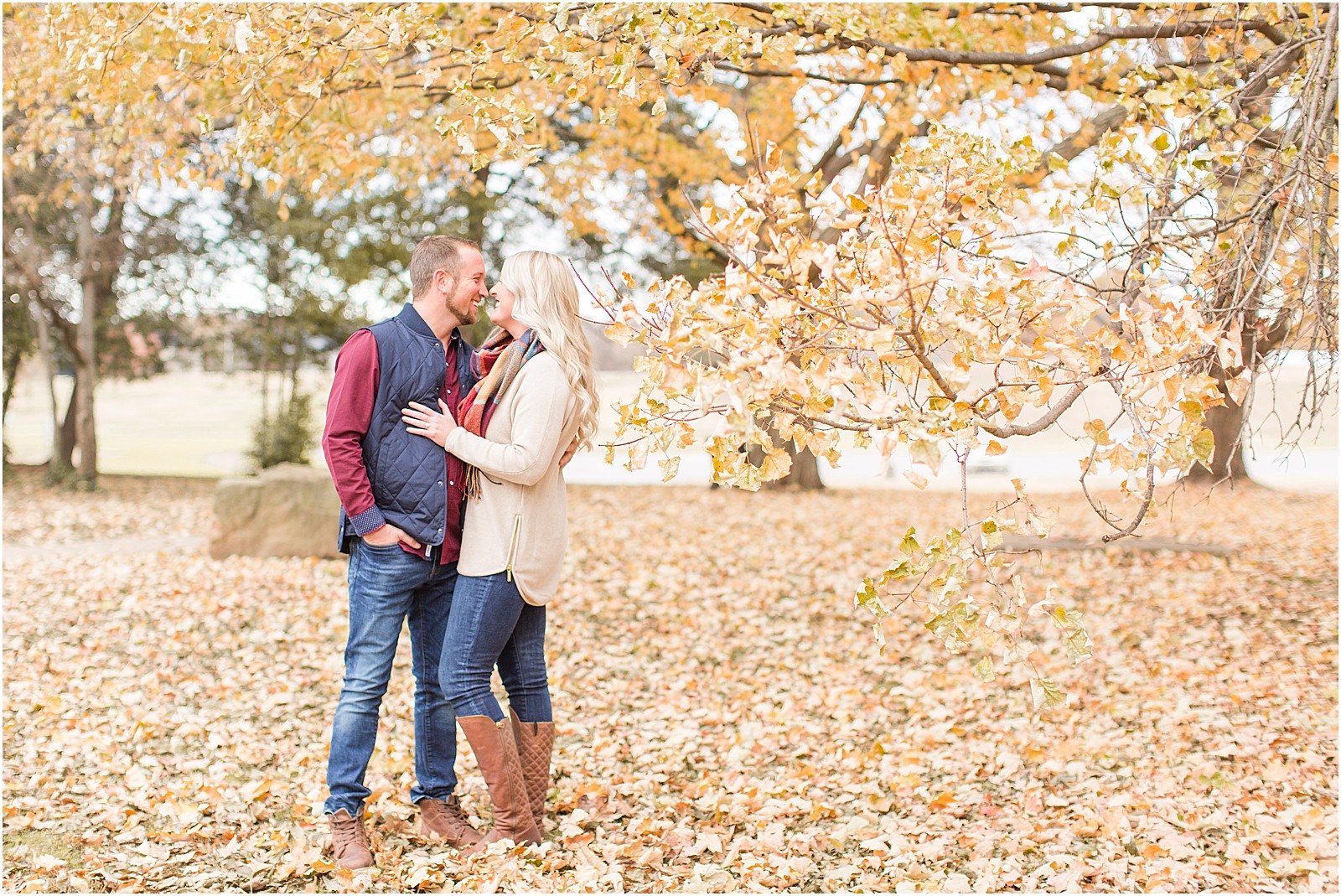 A Perfect Fall Engagement Session at Evansville State Park | Jamie and Max | Bret and Brandie Photography 015.jpg