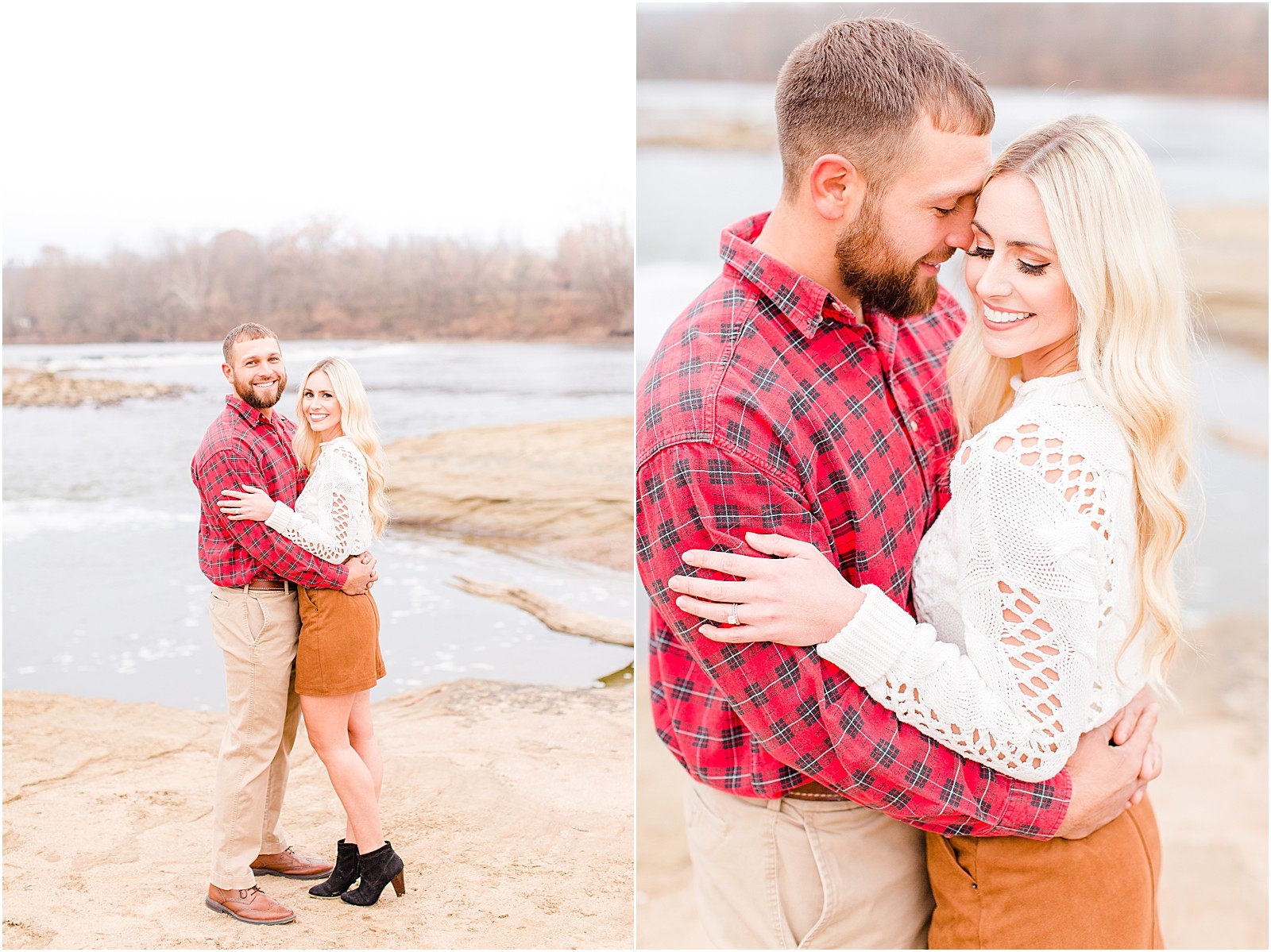 An sweet and snuggly fall anniversary session in Loogootee, Indiana. | #anniversarysession #fallsession #southernindianawedding | 003.jpg
