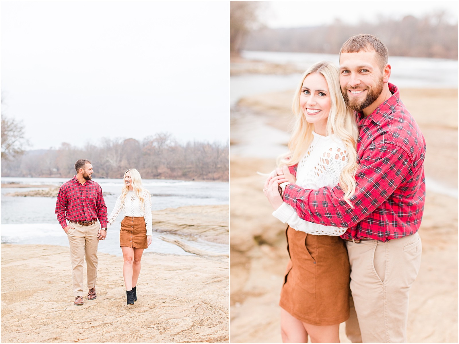 An sweet and snuggly fall anniversary session in Loogootee, Indiana. | #anniversarysession #fallsession #southernindianawedding | 005.jpg