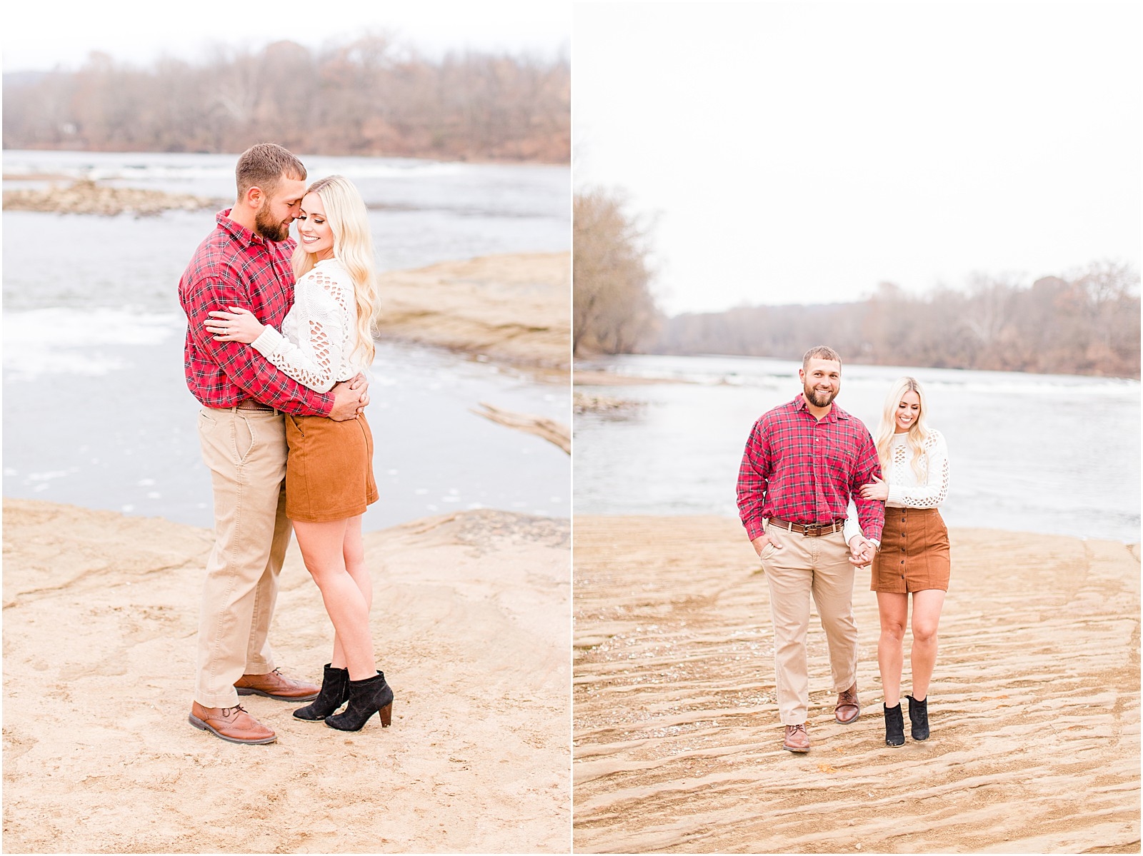 An sweet and snuggly fall anniversary session in Loogootee, Indiana. | #anniversarysession #fallsession #southernindianawedding | 012.jpg
