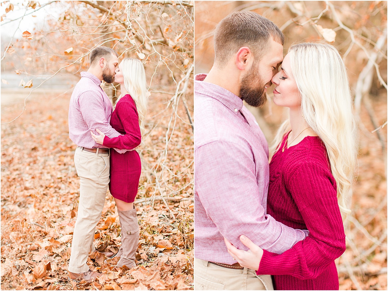 An sweet and snuggly fall anniversary session in Loogootee, Indiana. | #anniversarysession #fallsession #southernindianawedding | 016.jpg