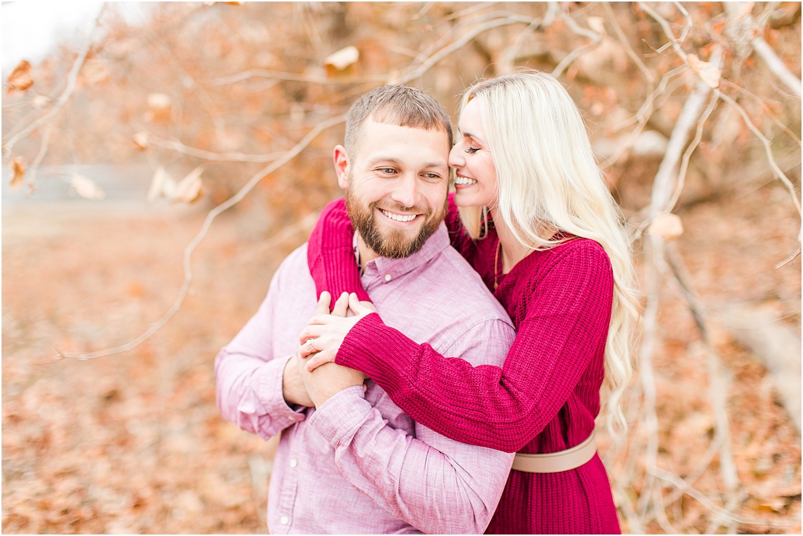 An sweet and snuggly fall anniversary session in Loogootee, Indiana. | #anniversarysession #fallsession #southernindianawedding | 017.jpg