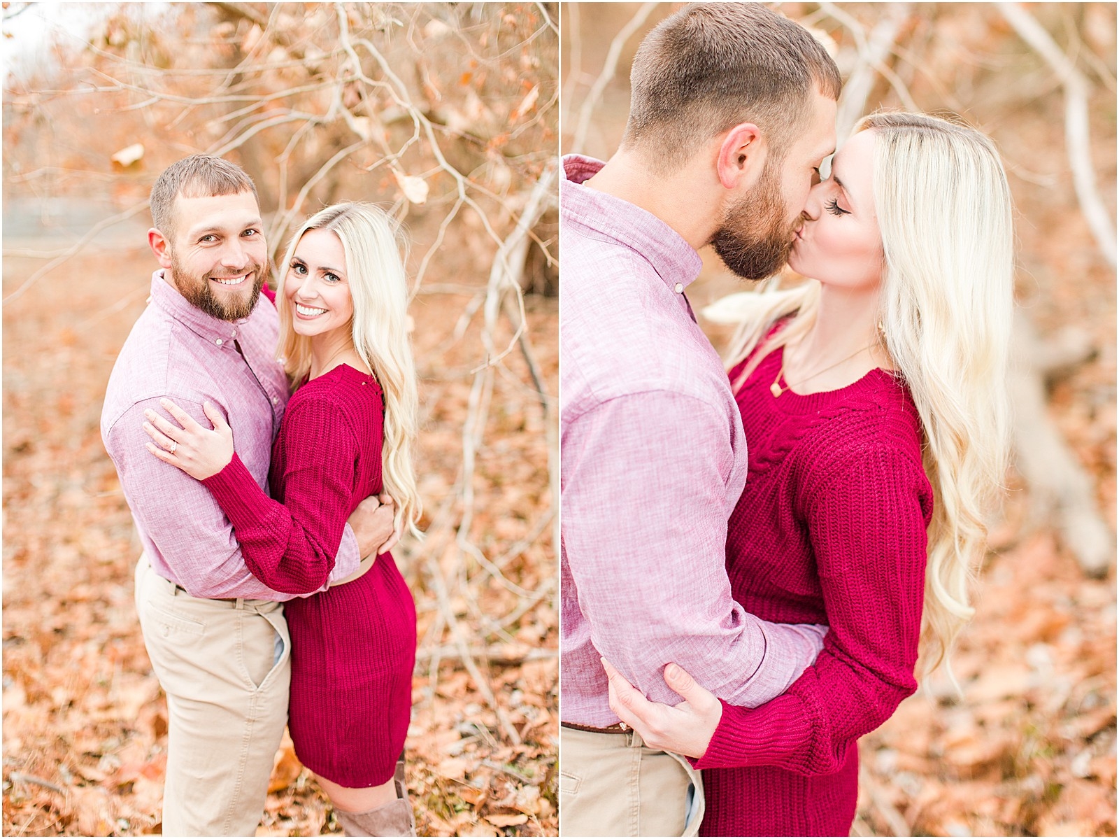 An sweet and snuggly fall anniversary session in Loogootee, Indiana. | #anniversarysession #fallsession #southernindianawedding | 019.jpg
