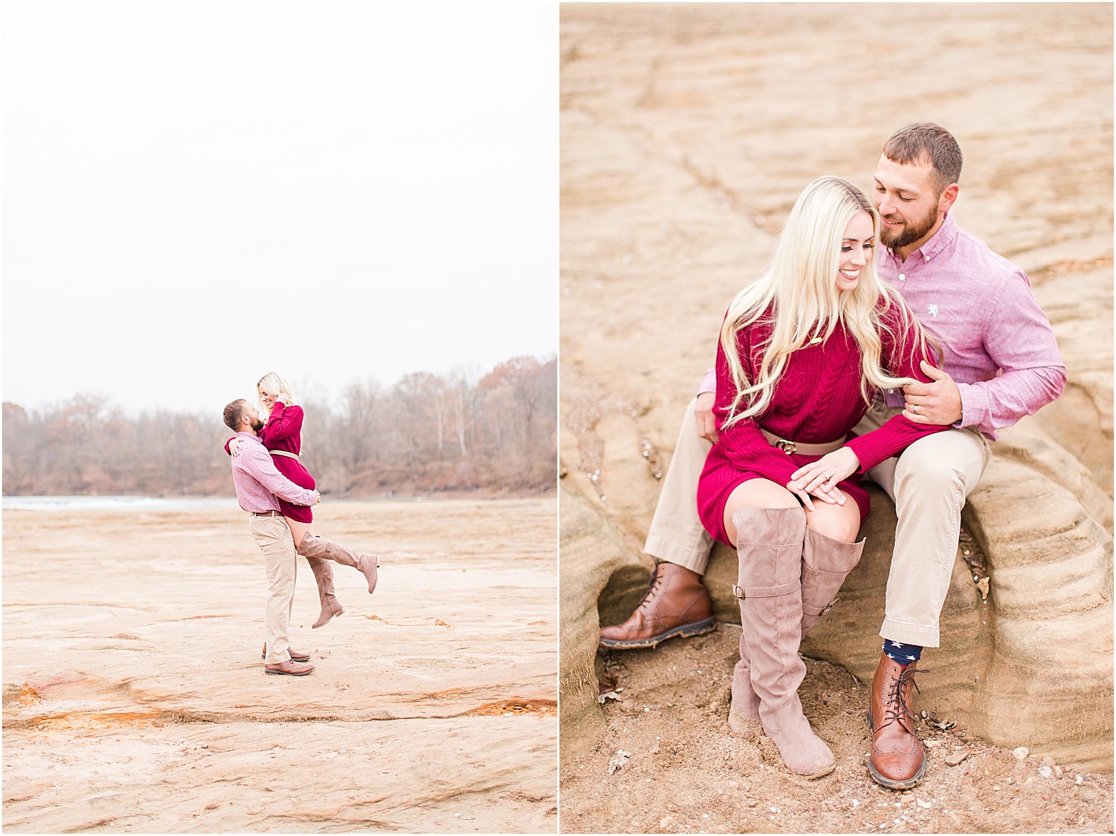 An sweet and snuggly fall anniversary session in Loogootee, Indiana. | #anniversarysession #fallsession #southernindianawedding | 024.jpg