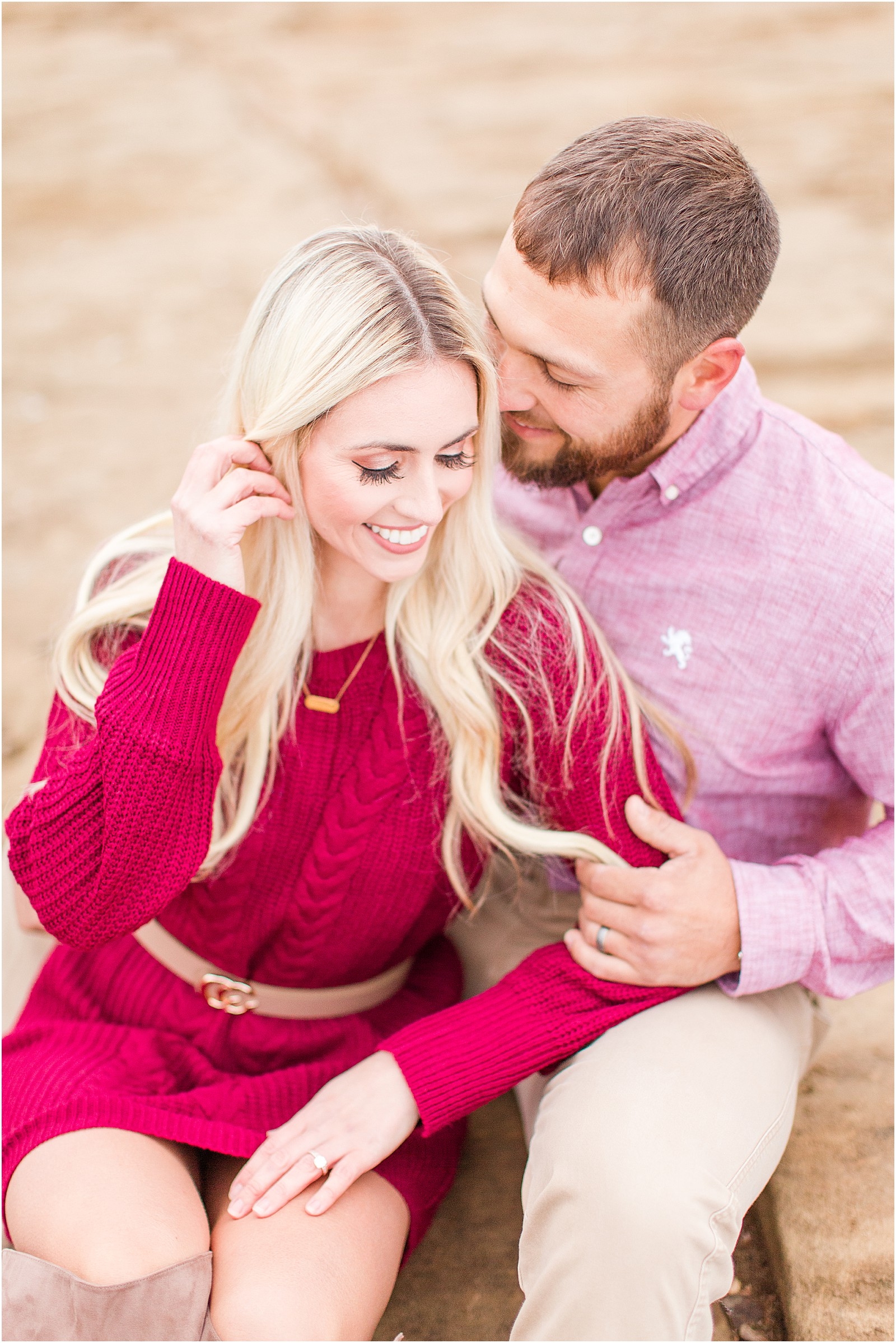 An sweet and snuggly fall anniversary session in Loogootee, Indiana. | #anniversarysession #fallsession #southernindianawedding | 026.jpg
